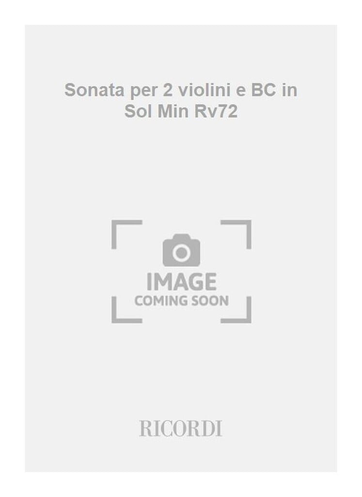 Sonate Per Vl. E B.C.: Per 2 Vl.